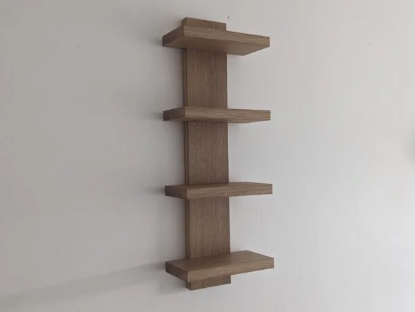 Solid Oak Bathroom Shelves