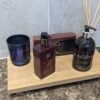 20cm depth oak riser in bathroom