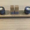 10cm depth oak riser on dining table