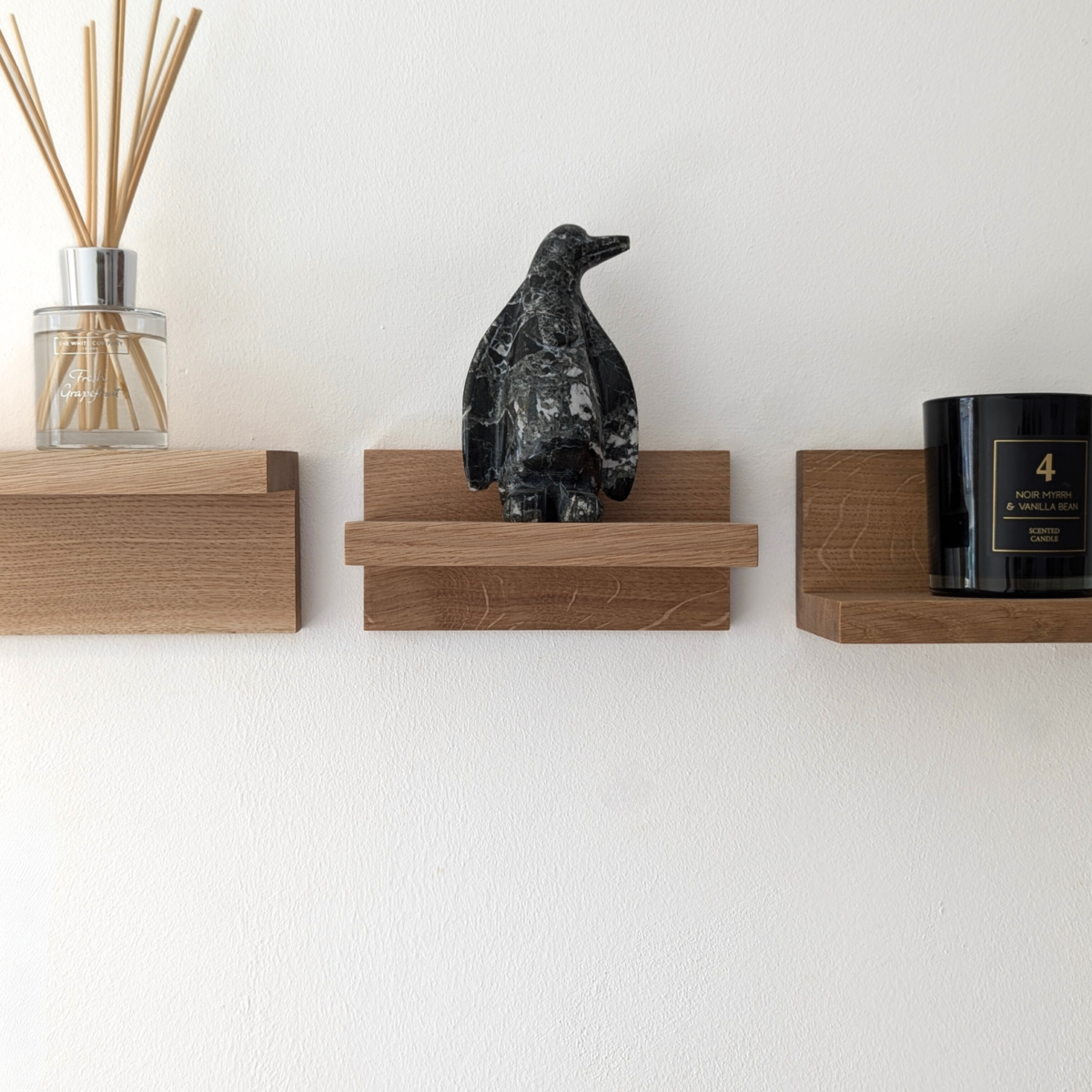 Solid Oak Floating Shelves - 3 Styles