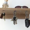 Solid Oak Key shelf - magnet view