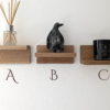Solid Oak Floating Shelves - 3 Styles - ABC