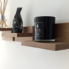 Solid Oak Floating Shelves - 3 Styles - angled image