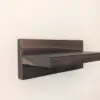 Black Walnut Key shelf - angled view no items