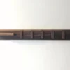 Solid Black Walnut Coat Rack With Shelf & Key Holders - closer view