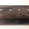 Solid Black Walnut Key Holder Shelf - magnets