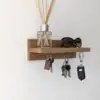 Solid Oak Key shelf - angled view