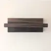 Black Walnut Key shelf - straight view no items
