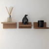 Solid Oak Floating Shelves - 3 Styles - straight image 3