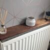Black Walnut radiator shelf