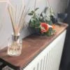 Black Walnut radiator shelf