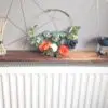 Black Walnut radiator shelf