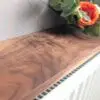 Black Walnut radiator shelf