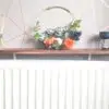Black Walnut radiator shelf