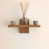 Scandi Inspired Shelf - straight image with ornaments