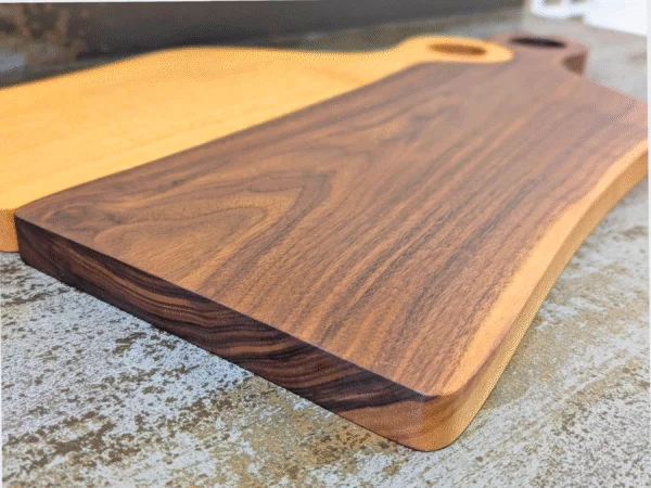 Oak Juliet and Black Walnut Romeo cutting board