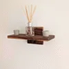 Scandi Inspired Shelf angled image with ornaments