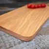 Solid Oak Chopping Board with tomatoes