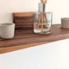 Black walnut Plant, Candle, Ornament Shelf angled image