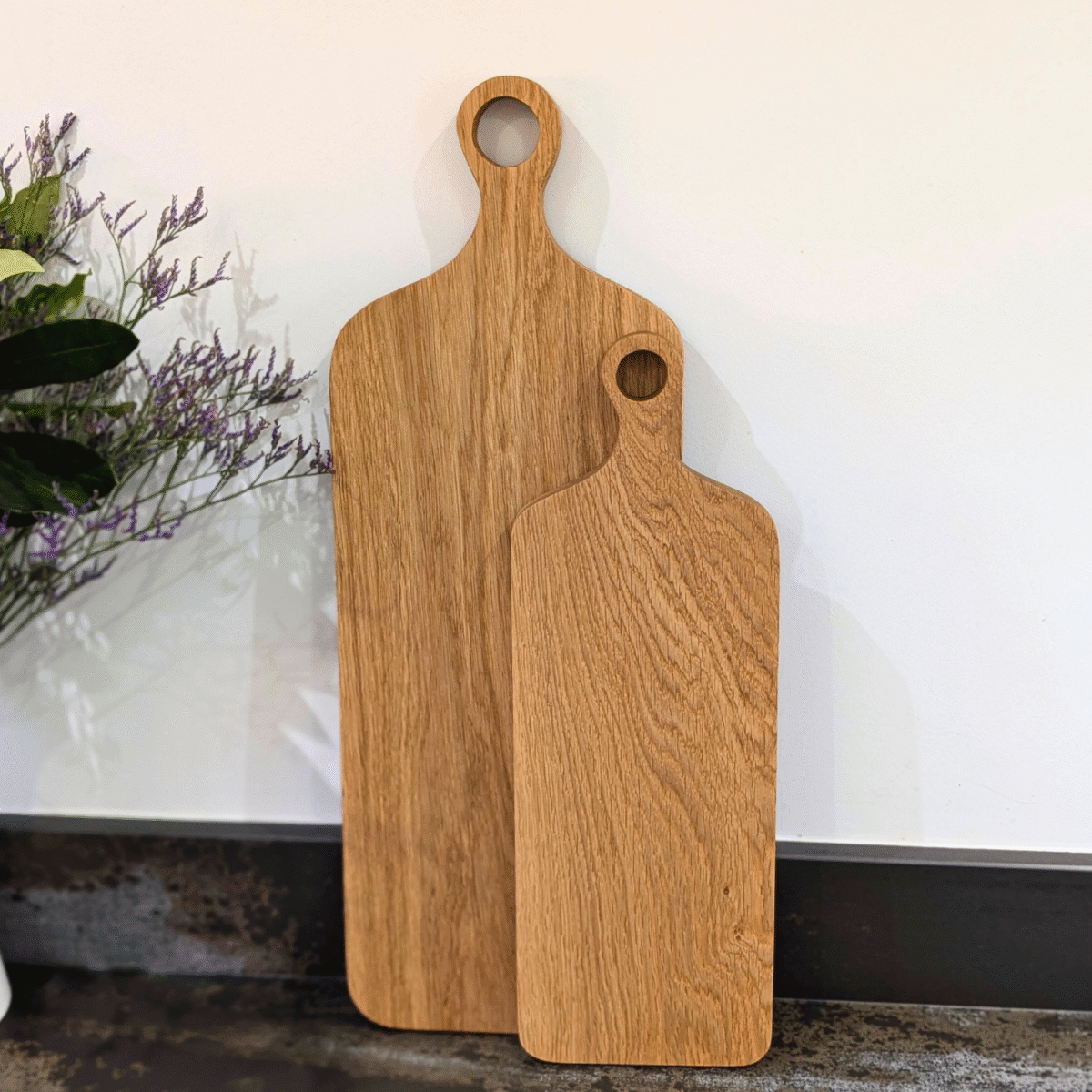 Solid Oak serving platters