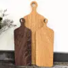 Solid Oak & Black Walnut Chopping Boards - image standing up