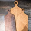Solid Oak & Black Walnut Chopping Boards - laying on kitchen worktop