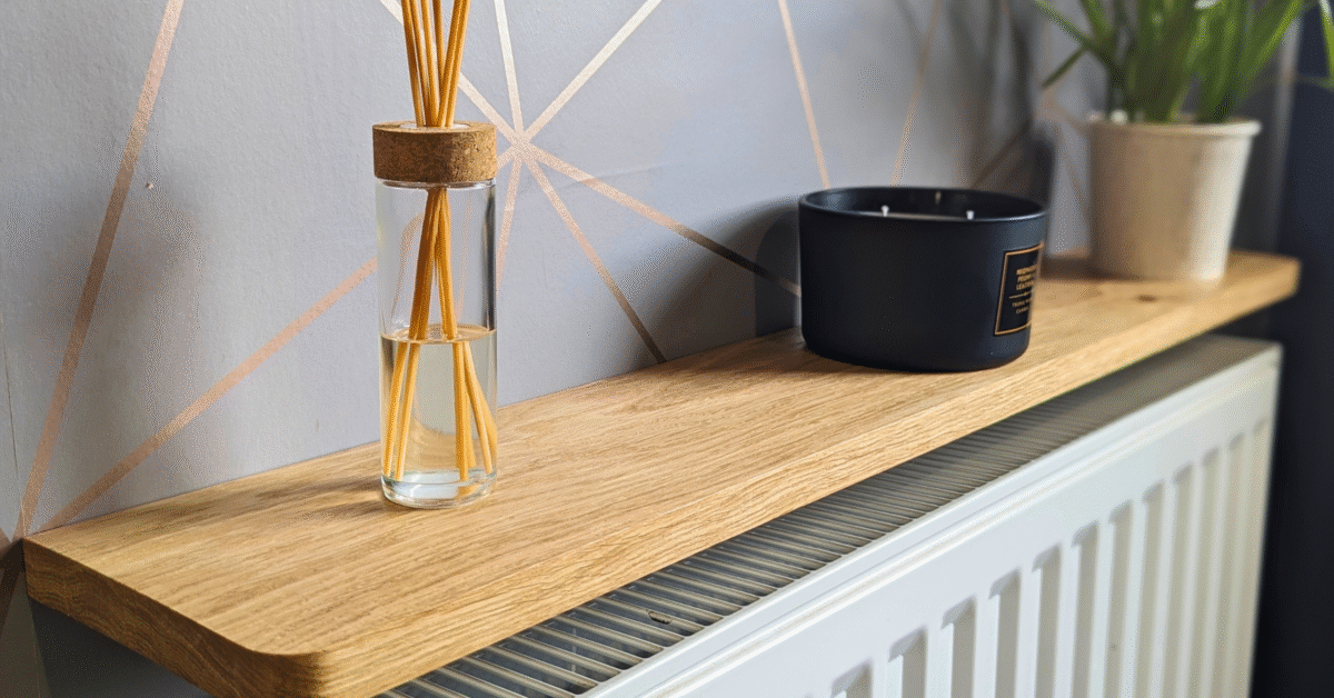 1200 Radiator Shelf Radiator Shelves – Wood 'N' Pegs