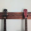 Solid Black Walnut Single/Double/Triple Guitar Wall Mount