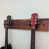 Solid Black Walnut Single/Double/Triple Guitar Wall Mount